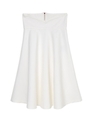 ハイウエストフレアスカート/ホワイト