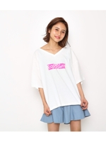 ビッグ ビッグ ボックスロゴ Tシャツ/WHT