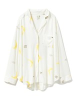 ビッグプリントシャツ/YEL