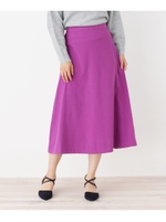 フレア　カラースカート/ロイヤルパープル(082)