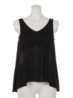 ブラSETフレアタンク/ブラック