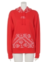 ペイズリー バンダナ パーカー/ORG