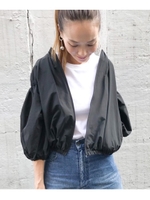 ボリュームスリーブブルゾン/ブラック(019)