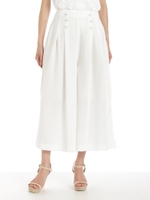 マリンルックワイドパンツ/オフホワイト