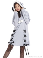 ラビットパーカー/ブルー