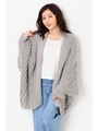 ローゲージドルマンスリーブニットカーデ/GRAY