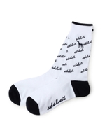 ロゴ90度ソックス/ホワイト(001)