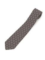 小紋 タイ [ メンズ ネクタイ ]/ボルドー(564)