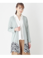 裾フラワーレースカーディガン/ミント(031)