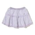【30%OFF】ふわもこフェイクファーティアードレーススカート