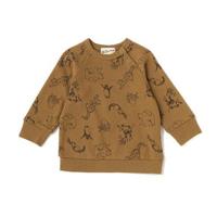 【30%OFF】アニマル総柄裏毛トレーナー