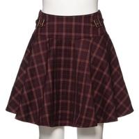 【30%OFF】チェック柄フレアスカパン