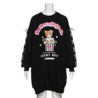 【30%OFF】ラビ子プリント裏毛ワンピース