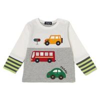 【30%OFF】車アップリケつきTシャツ