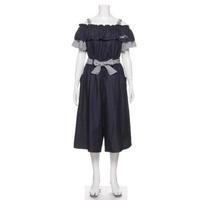 【50%OFF】オフショルダーブラウス×ガウチョパンツセット