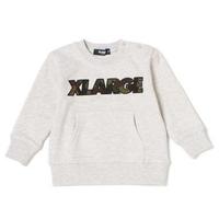 【50%OFF】カモフラロゴ裏毛トレーナー