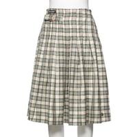 【50%OFF】サイドベルトつきプリーツスカート