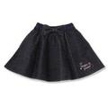 【50%OFF】リボンつきカットソーデニムフレアスカート