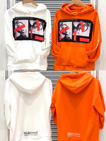 WEGO/転写シートプリントプルパーカー