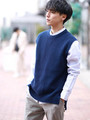 [GIORDANO]スリットベスト