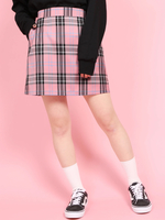 WC/チェックゴムウエストスカート