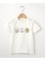 20天竺 目玉焼きＴシャツ/ホワイト(001)