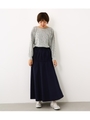 2WAY ギャザー マキシ スカート/NVY