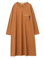 A-LINE DRESS W/POCKET/ベージュ