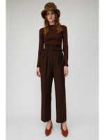BELTED HI WAIST パンツ/D/BRN3