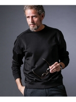 BRIEFING x WillLOUNGE/BRIEFING×WLG　クルーネックスウェット/ブラック(010)