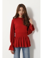 Back Ribbon Knit TOP/ORG