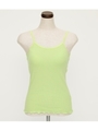 CUP IN BACK OPEN RIB CAMI/L/GRN1