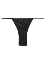 GLITTER LACE 単品Tバック/BLACK