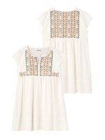 HEART EMBROIDERY TUNIC/ホワイト