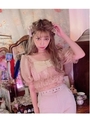 HS big ribbon TOPS/ベージュ