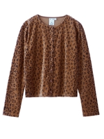 LEOPARD CARDIGAN/ブラウン