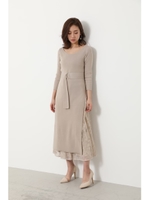 Lace Knit Combi OP/L/BEG1