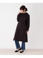 Lee フード裏毛ワンピ/ブラック(019)