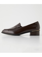 METALLINE HEEL SHOES/BRN