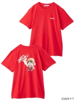 MILKFED.XONE PIECE SS TEE LUFFY/レッド