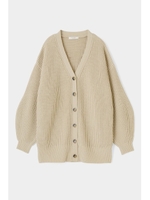 MIX COLOR LONG カーディガン/L/BEG1