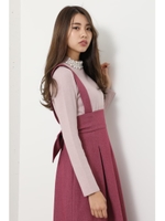 M／N F Pearl Knit TOP/L/PNK1