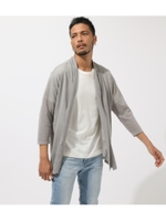OPEN DRAPED SHAWL CARDIGAN/T.GRY