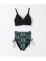 PAISLEY BIKINI 3-PIECE SET/柄BLK5