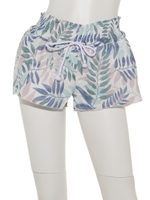 PARADISE LEAF SHORTS/WHT