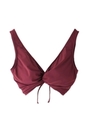 Reir Beach ツイストビスチェ ビキニ/ボルドー(064)