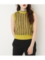 SHEER CHECK H／N HG TOPS/YEL