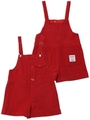 SHORT OVERALLS/レッド