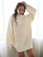 SUDA ANNA×EVRISニットワンピース/WHT