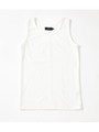 TACK FRAISE TANK TOP/WHT